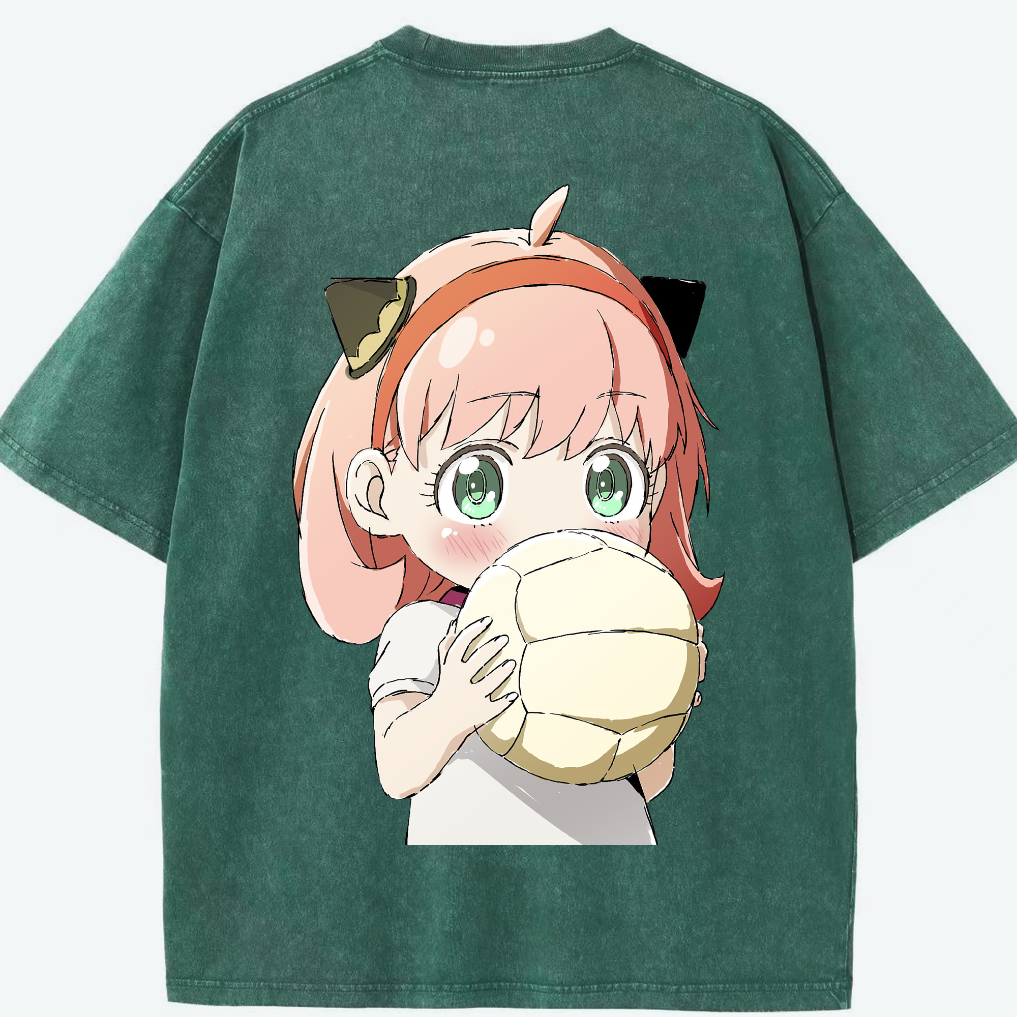 （画像用） SPY×FAMILY间谍家家酒 綿100% ヴィンテージ風 半袖Tシャツ（背面プリント）